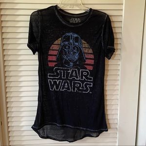 Star Wars semi-sheer top